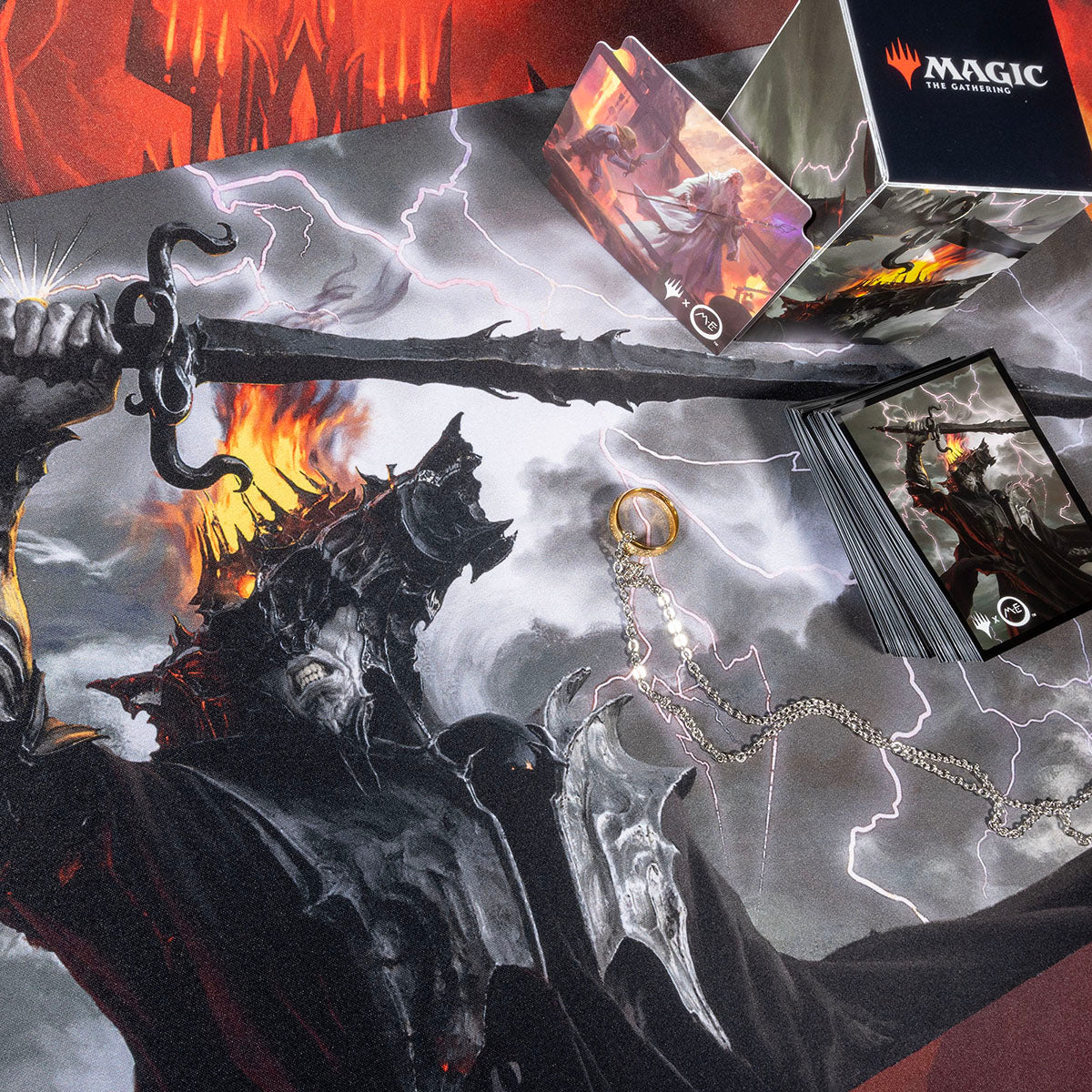 ultra-pro-magic-the-gathering-herr-der-ringe-sauron-standard-gaming-playmat image 3