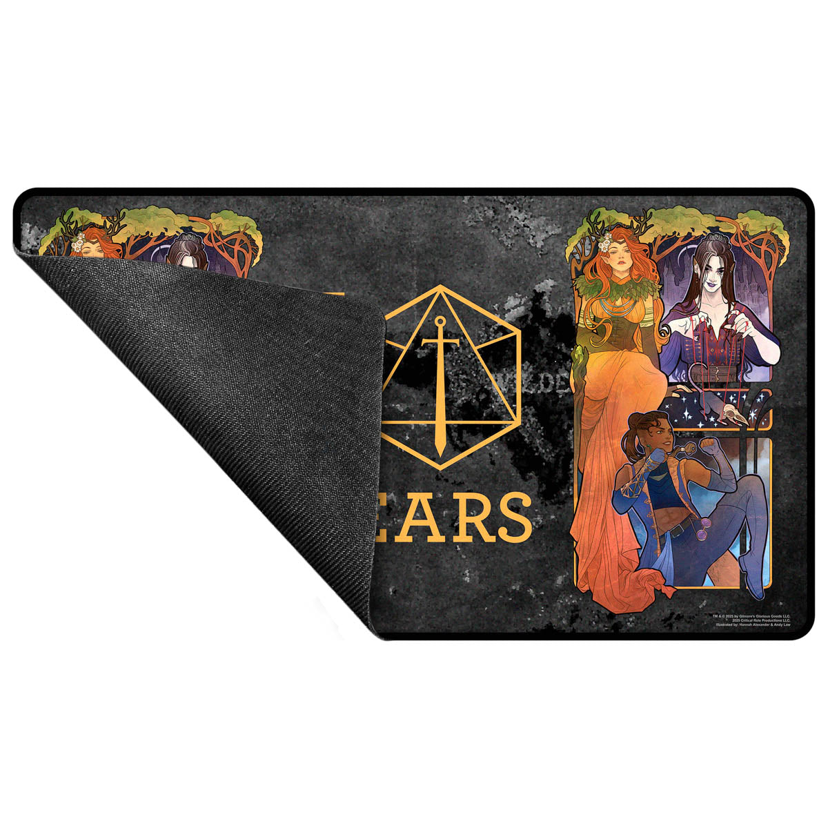 ultra-pro-critical-role-10-year-anniversary-playmat-marisha-ray-stitched-edge image 3
