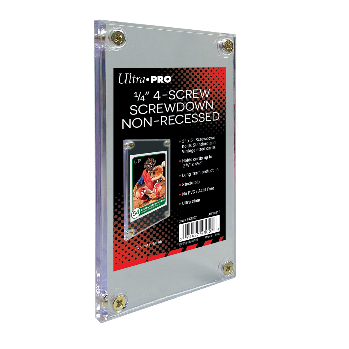 ultra-pro-1-4-screwdown-non-recessed-holder-f-r-standardkarten image 1
