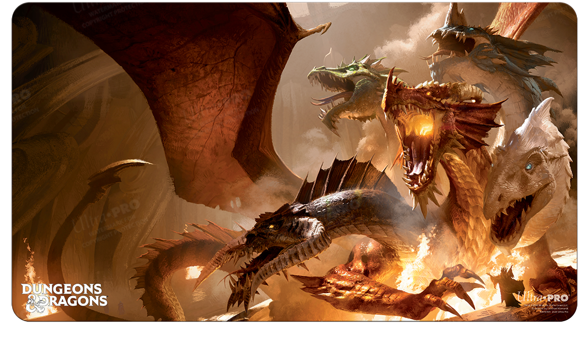 ultra-pro-cover-series-the-rise-of-tiamat-standard-gaming-playmat-f-r-dungeons-d image 1