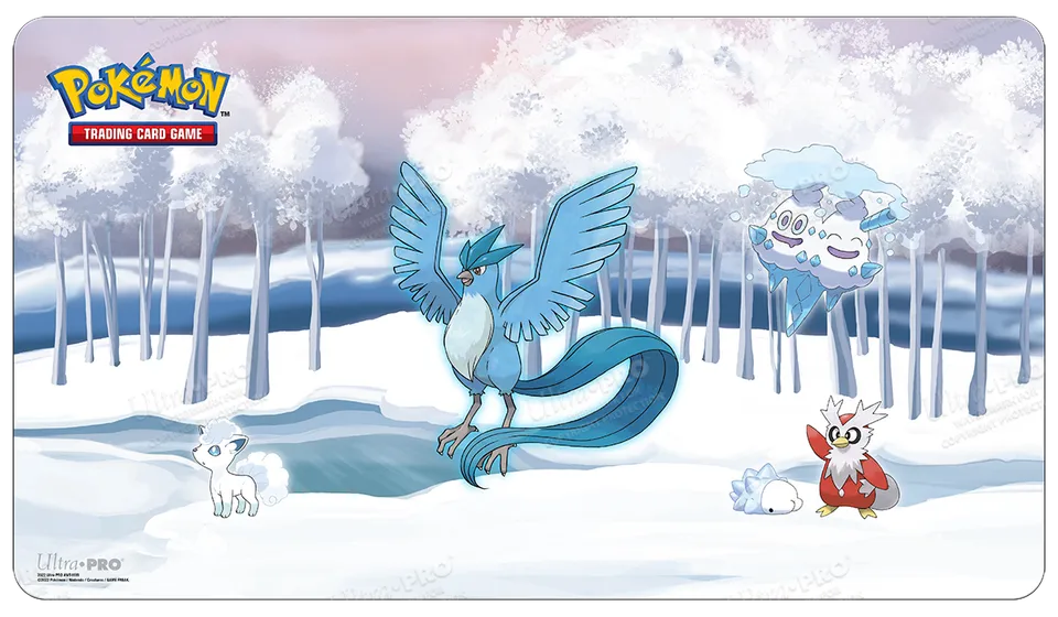 ultra-pro-gallery-series-frosted-forest-gaming-playmat-f-r-pokemon-24-x-13-5-zol image 1