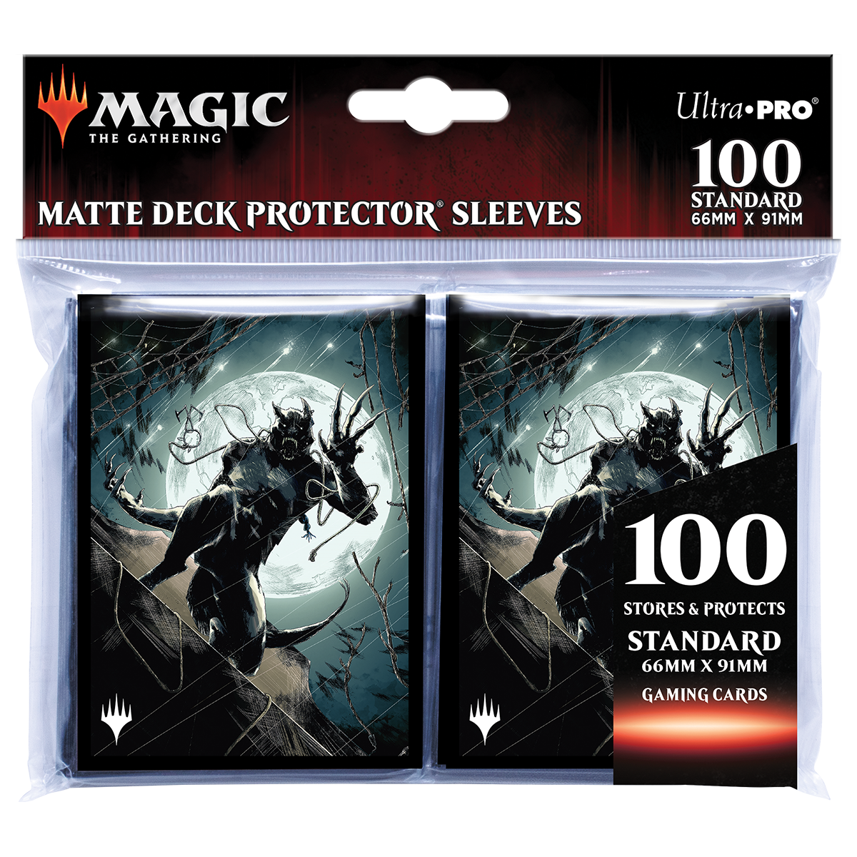 ultra-pro-deck-protector-sleeves-magic-innistrad-midnight-hunt-seafaring-werewol image 2