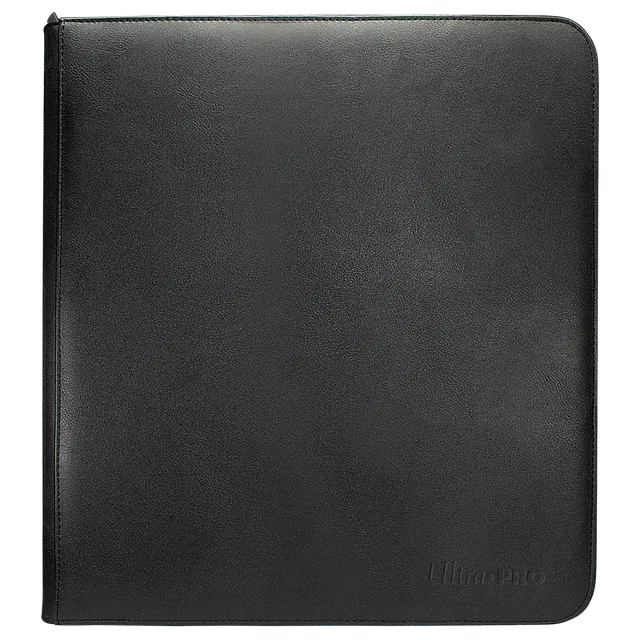 ultra-pro-vivid-black-12-pocket-zippered-pro-binder-album-f-r-sammelkarten image 1