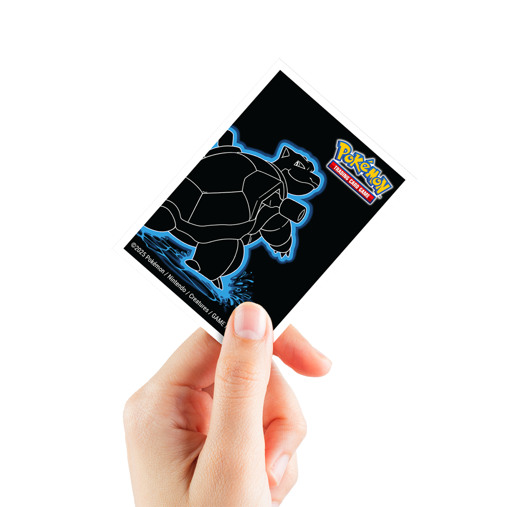 ultra-pro-pok-mon-neon-kanto-blastoise-apex-deck-protector-sleeves-105-st-ck image 2