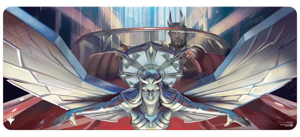 ultra-pro-streets-of-new-capenna-collector-booster-key-art-6ft-table-playmat-f-r image 1