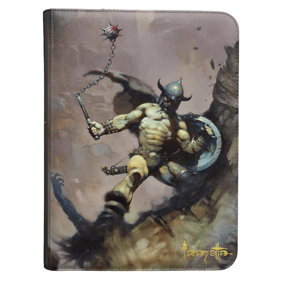 ultra-pro-artist-spotlight-frank-frazetta-warrior-with-ball-and-chain-9-pocket-z image 1