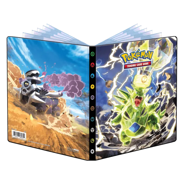 ultra-pro-scarlet-violet-tyranitar-und-revavroom-4-pocket-portfolio-f-r-pok-mon- image 1