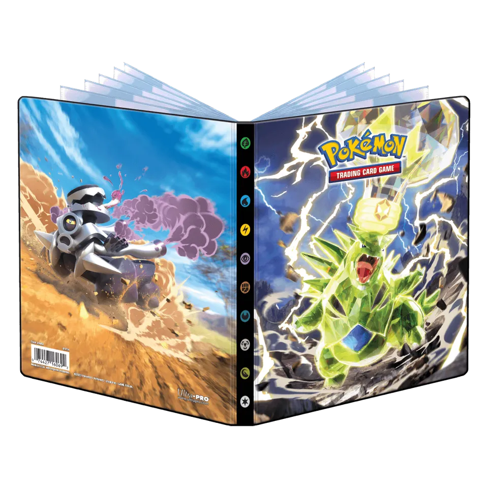 ultra-pro-scarlet-violet-tyranitar-und-revavroom-4-pocket-portfolio-f-r-pok-mon- image 1