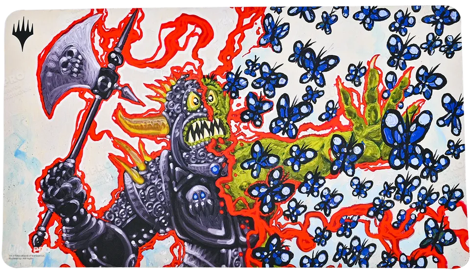 ultra-pro-playmat-double-masters-chaos-warp-standard-gaming-spielmatte-magic-the image 1