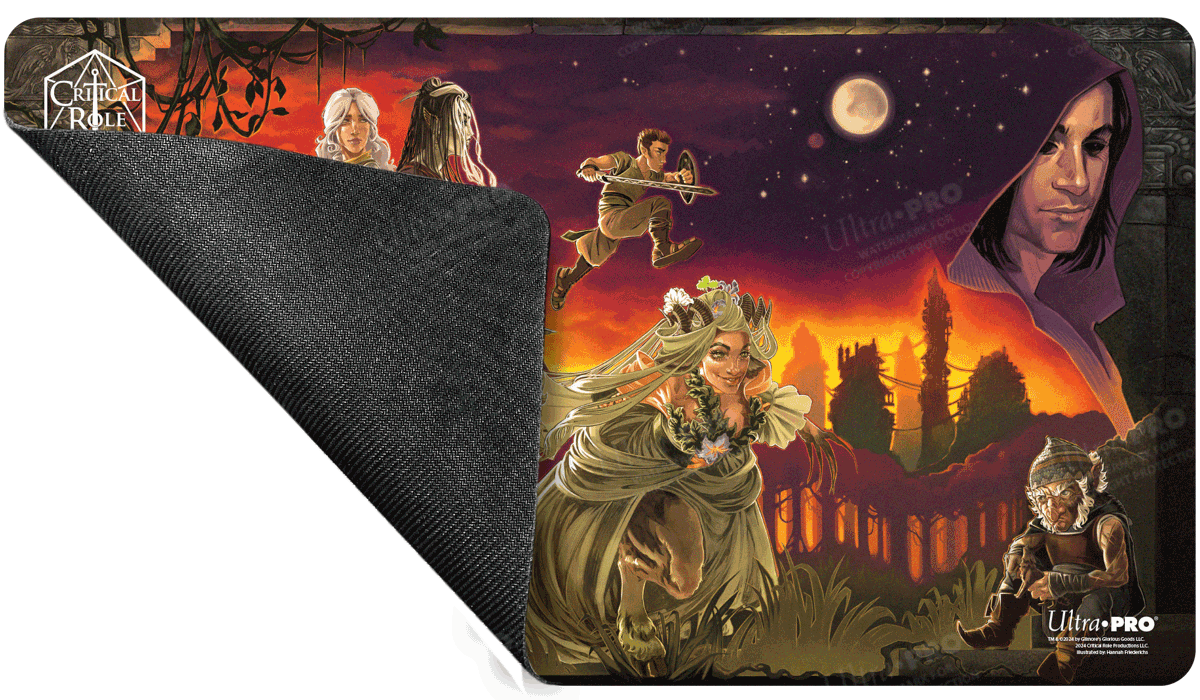 ultra-pro-critical-role-stitched-edge-playmat-pulp-poster-spielmatte image 3