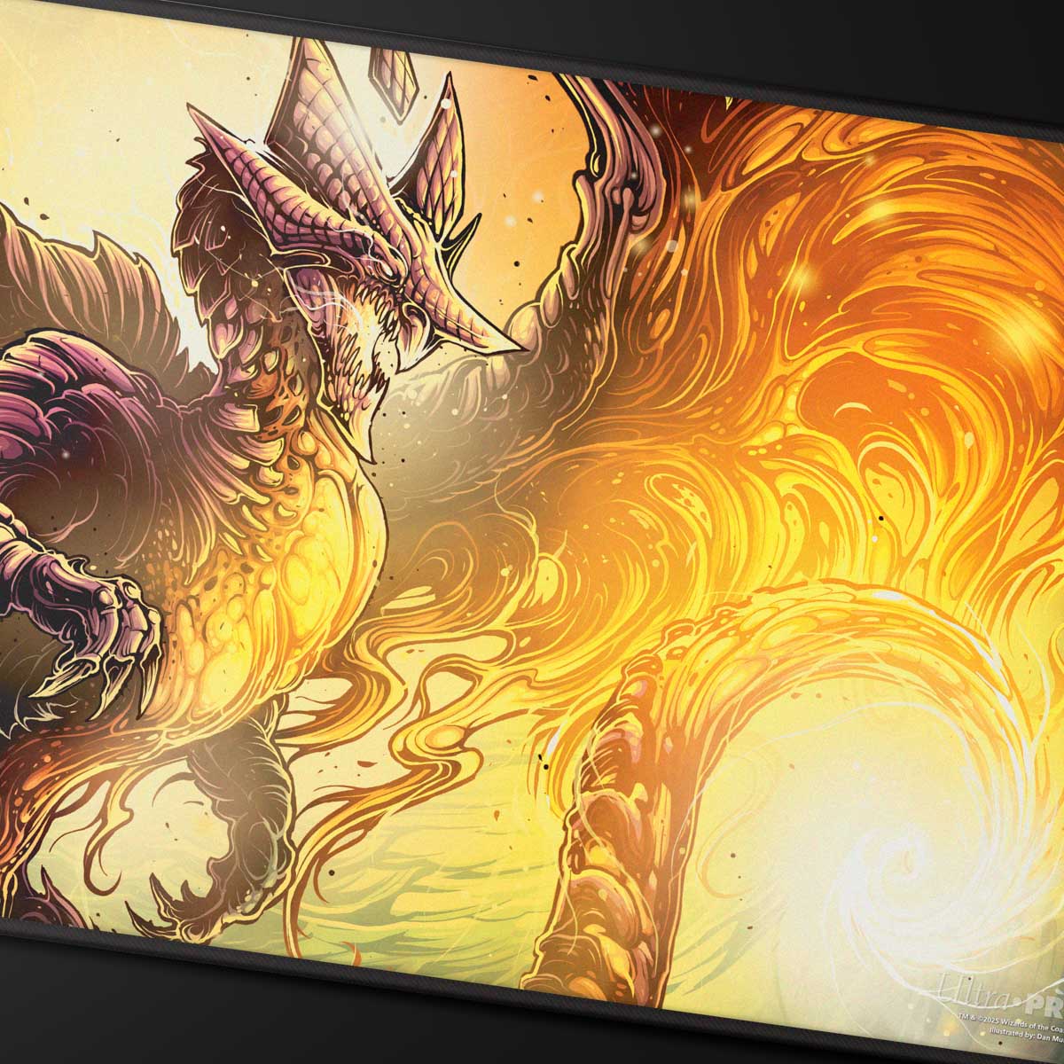 ultra-pro-tarkir-dragonstorm-betor-kin-to-all-black-stitched-playmat-f-r-magic-t image 2