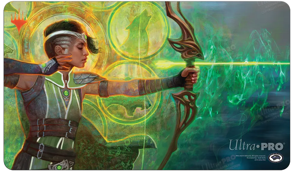 ultra-pro-war-of-the-spark-vivien-s-arkbow-small-gaming-playmat-f-r-magic-the-ga image 1