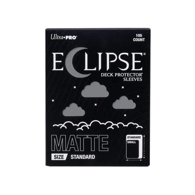 ultra-pro-eclipse-matte-standard-deck-protector-sleeves-smoke-grey-105-st-ck image 1