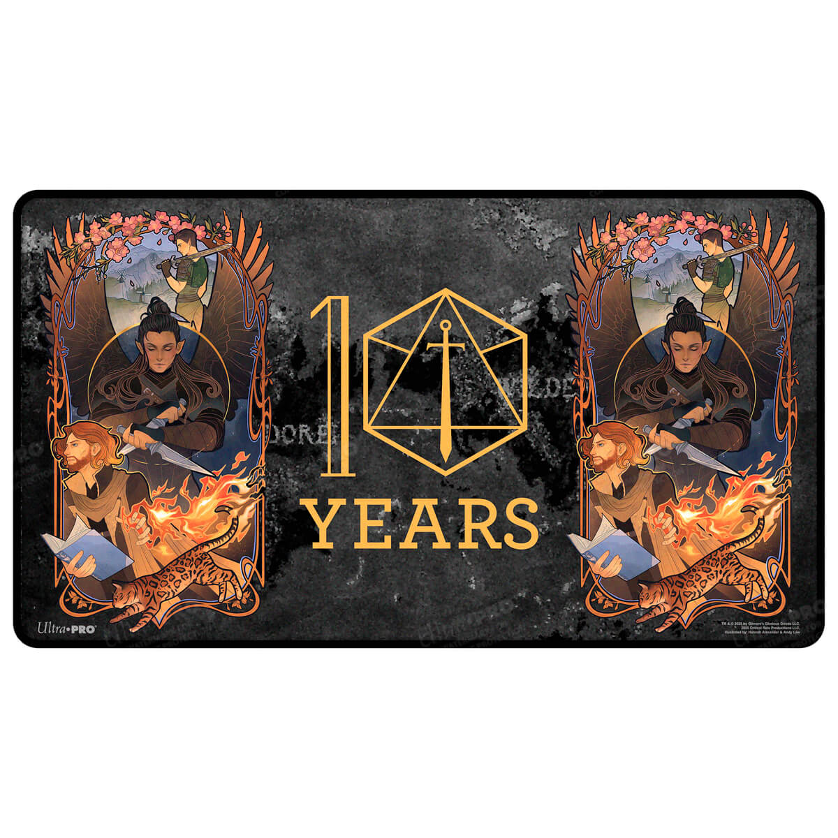 ultra-pro-critical-role-10-year-anniversary-stitched-edge-playmat-liam-o-brien-f image 1