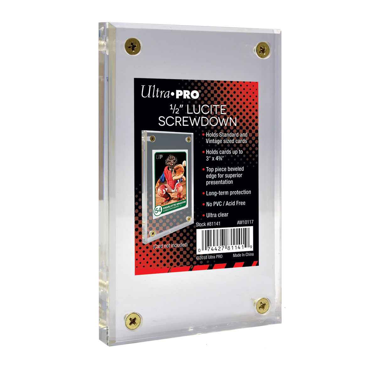 ultra-pro-lucite-brik-1-2-screwdown-holder-f-r-standard-karten image 1