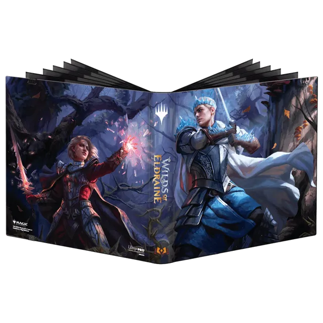 ultra-pro-wilds-of-eldraine-will-fighting-rowan-12-pocket-pro-binder-f-r-magic-t image 1