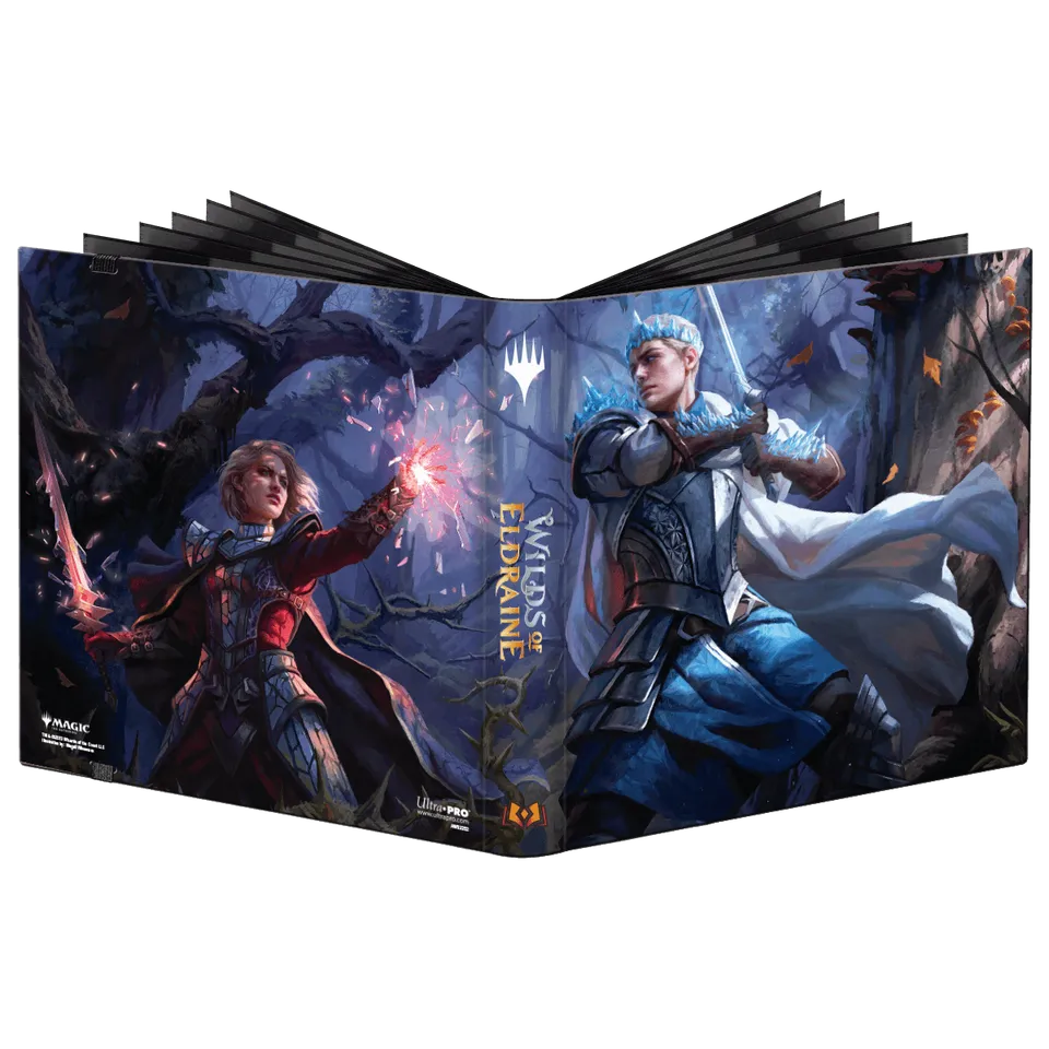 ultra-pro-wilds-of-eldraine-will-fighting-rowan-12-pocket-pro-binder-f-r-magic-t image 1