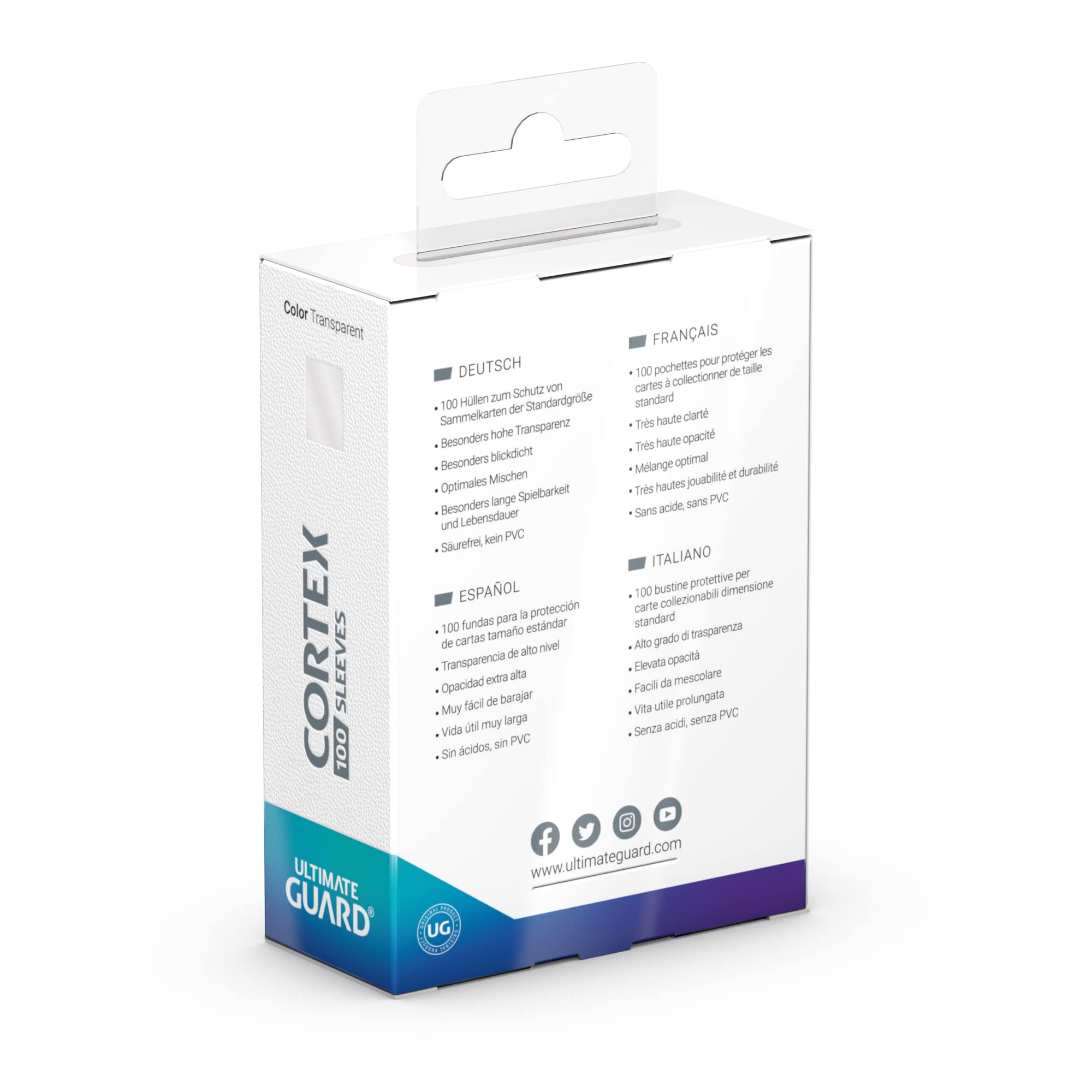 ultimate-guard-cortex-sleeves-standardgr-e-transparent-100 image 4
