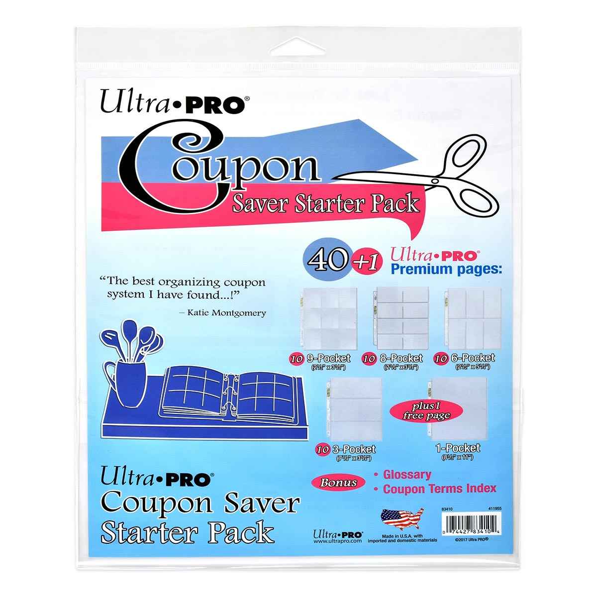 ultra-pro-platinum-series-coupon-saver-pages-starter-pack-40-st-ck-klar image 1