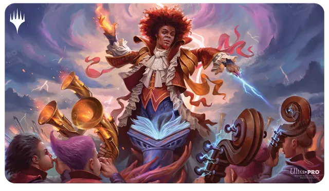 ultra-pro-strixhaven-zaffai-thunder-conductor-standard-gaming-playmat image 1