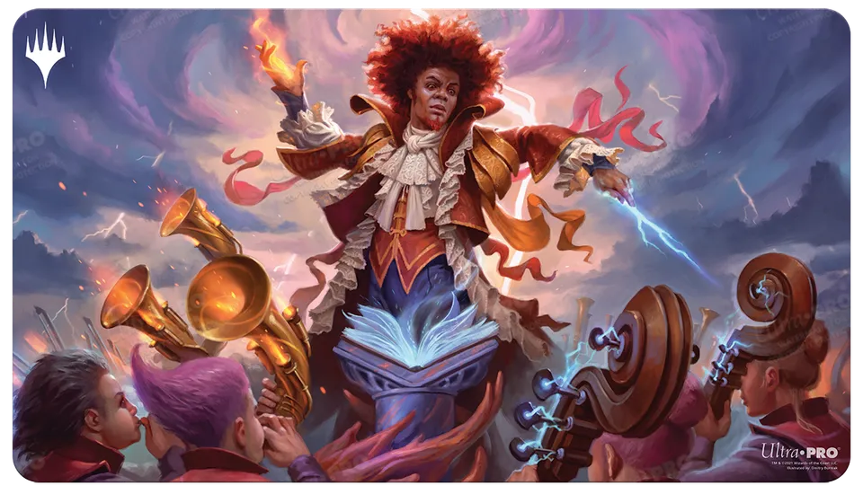 ultra-pro-strixhaven-zaffai-thunder-conductor-standard-gaming-playmat image 1