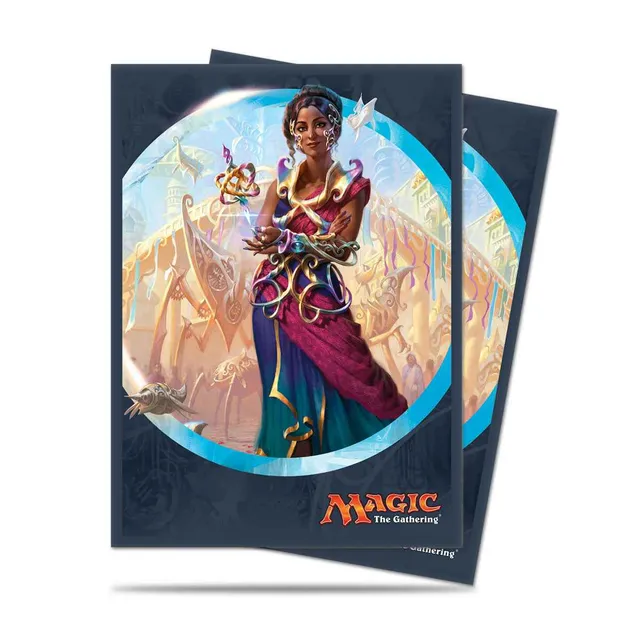 ultra-pro-kaladesh-saheeli-rai-standard-deck-protector-sleeves-80ct-f-r-magic-th image 1