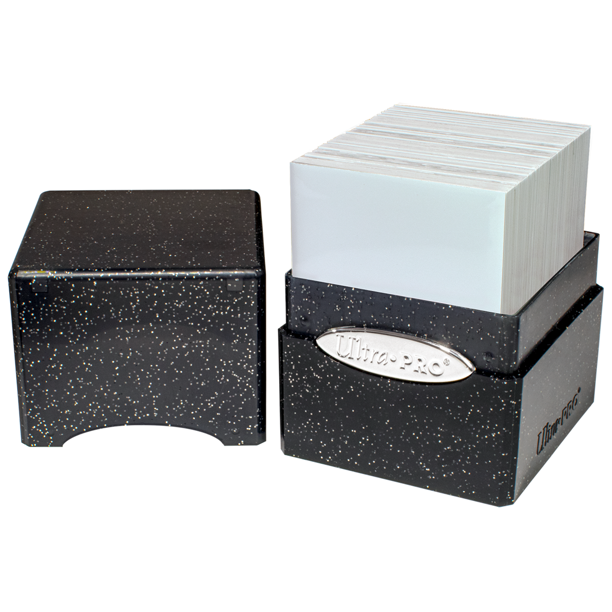 ultra-pro-satin-cube-glitter-black-deck-box-100 image 2