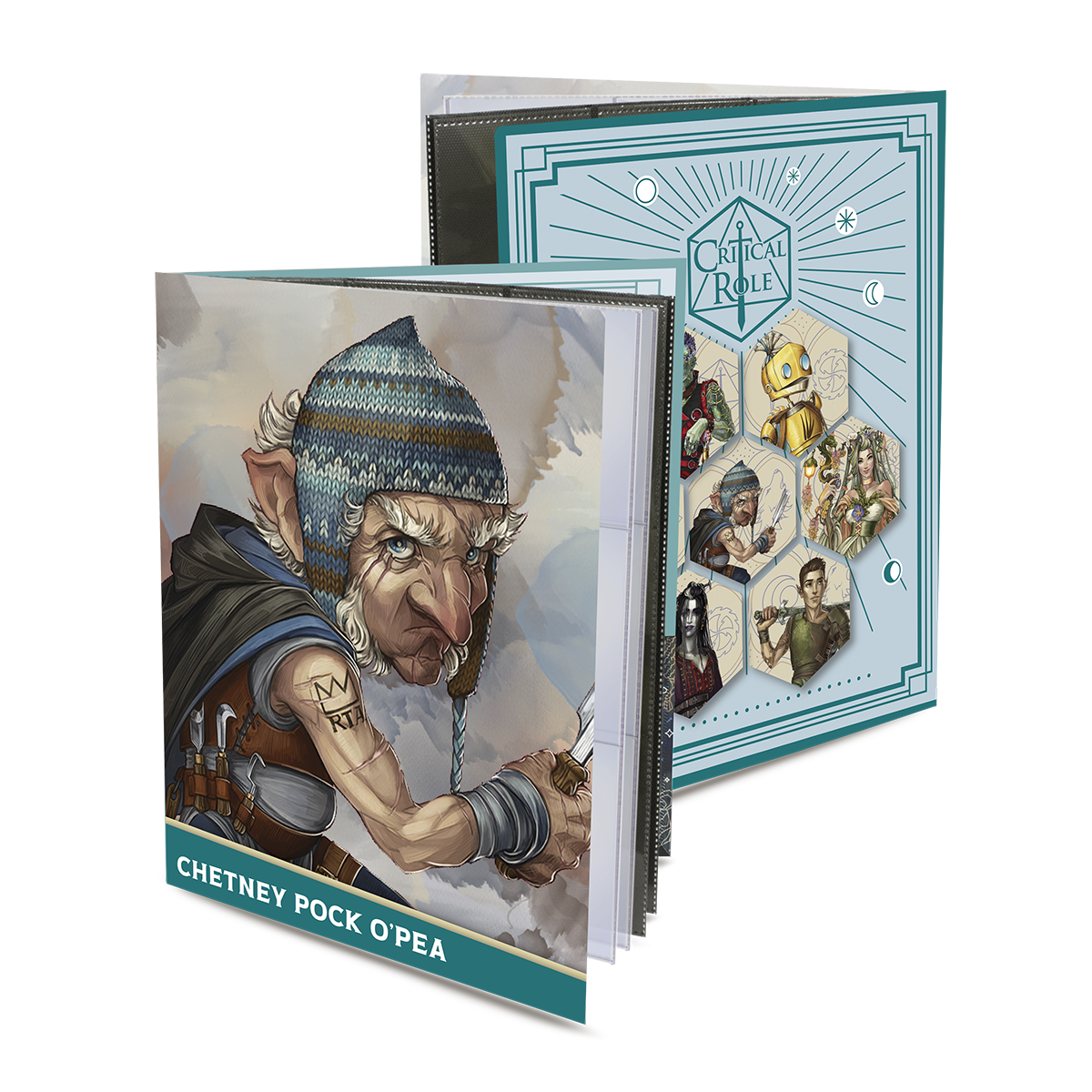 ultra-pro-critical-role-rpg-folio-bells-hells-chetney-pock-o-pea-mit-stickern image 1