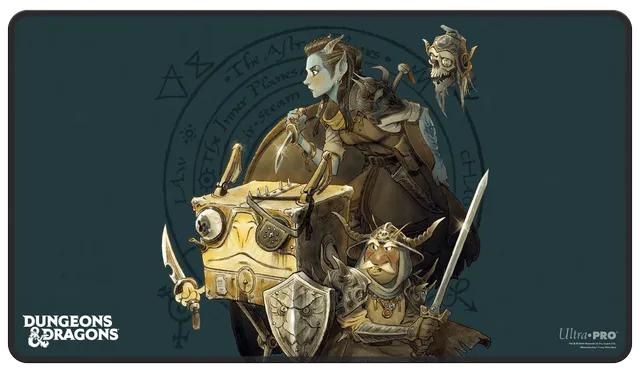 ultra-pro-dungeons-dragons-planescape-playmat-turn-of-fortune-s-wheel-alternate- image 1