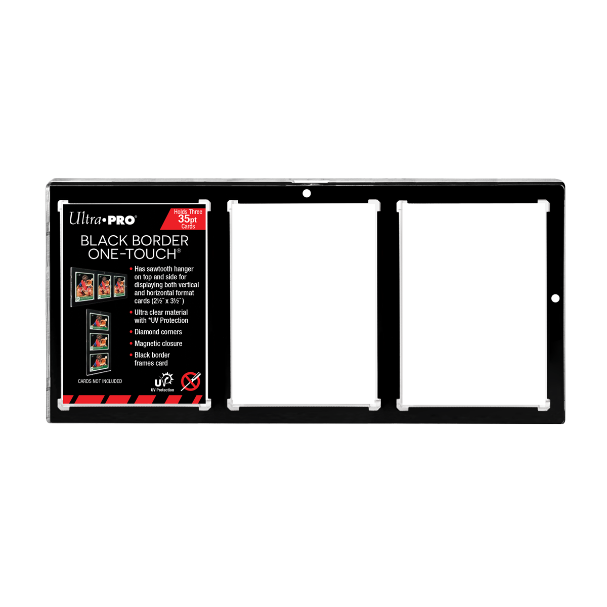 ultra-pro-35pt-3-card-black-border-uv-one-touch-magnetic-holder image 1