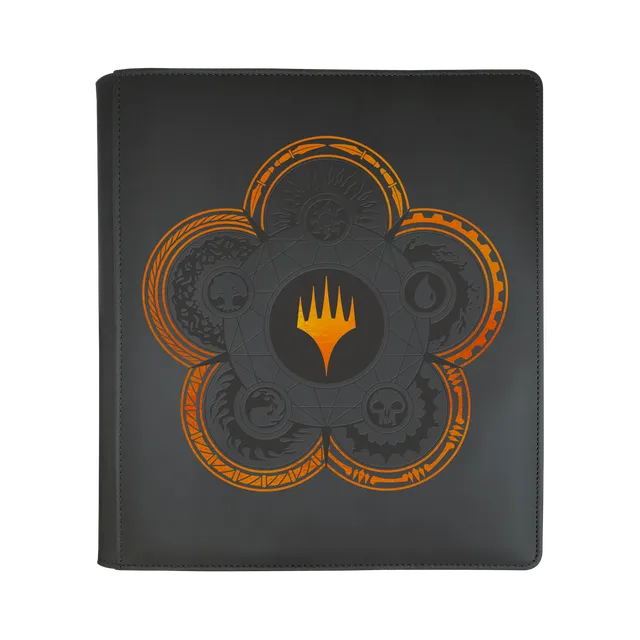 ultra-pro-mana-7-color-wheel-12-pocket-zippered-pro-binder-f-r-magic-the-gatheri image 1