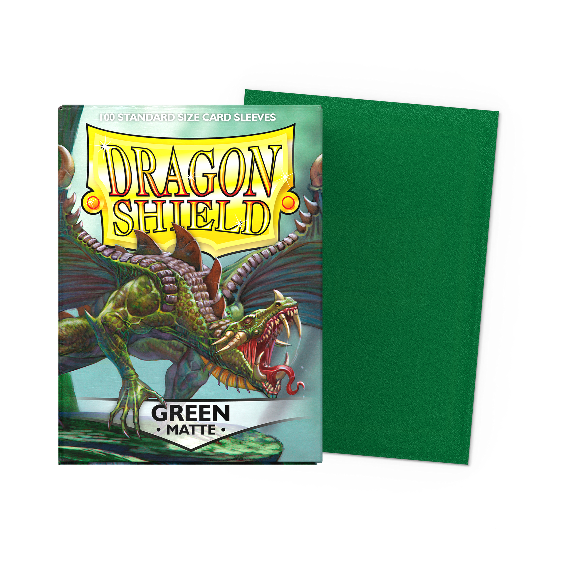 dragon-shield-green-matte-sleeves-standard image 1