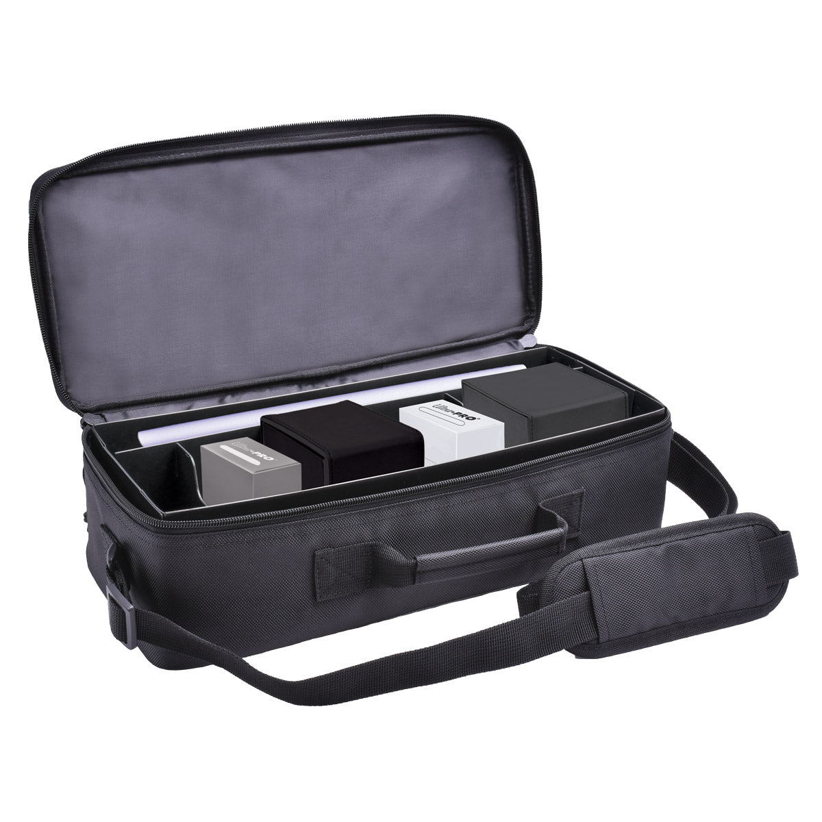 ultra-pro-deluxe-gaming-trove-transporttasche-schwarz-f-r-playmats-und-zubeh-r image 2