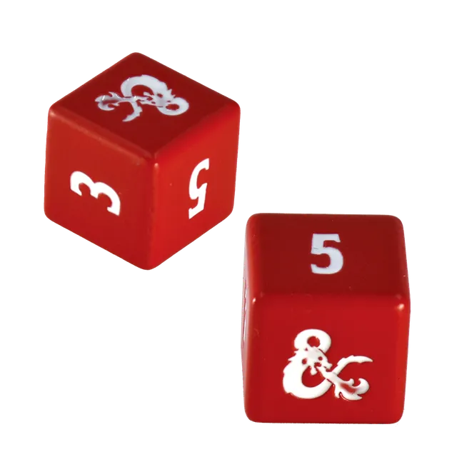 ultra-pro-heavy-metal-rot-wei-d6-w-rfelset-4-teilig-f-r-dungeons-dragons image 1
