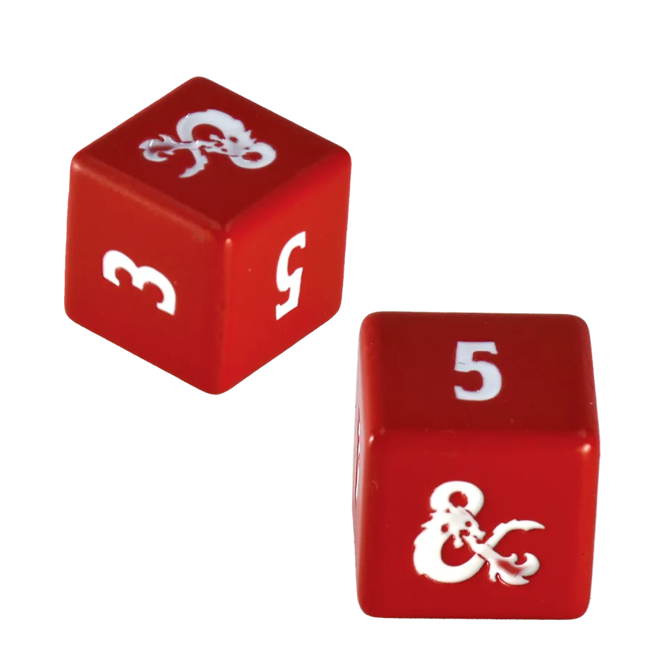 ultra-pro-heavy-metal-rot-wei-d6-w-rfelset-4-teilig-f-r-dungeons-dragons image 1