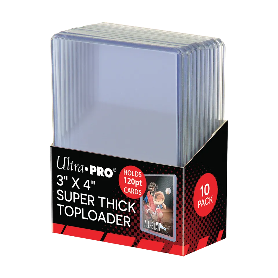 ultra-pro-super-thick-120pt-toploader-3-x-4-clear-10ct image 1