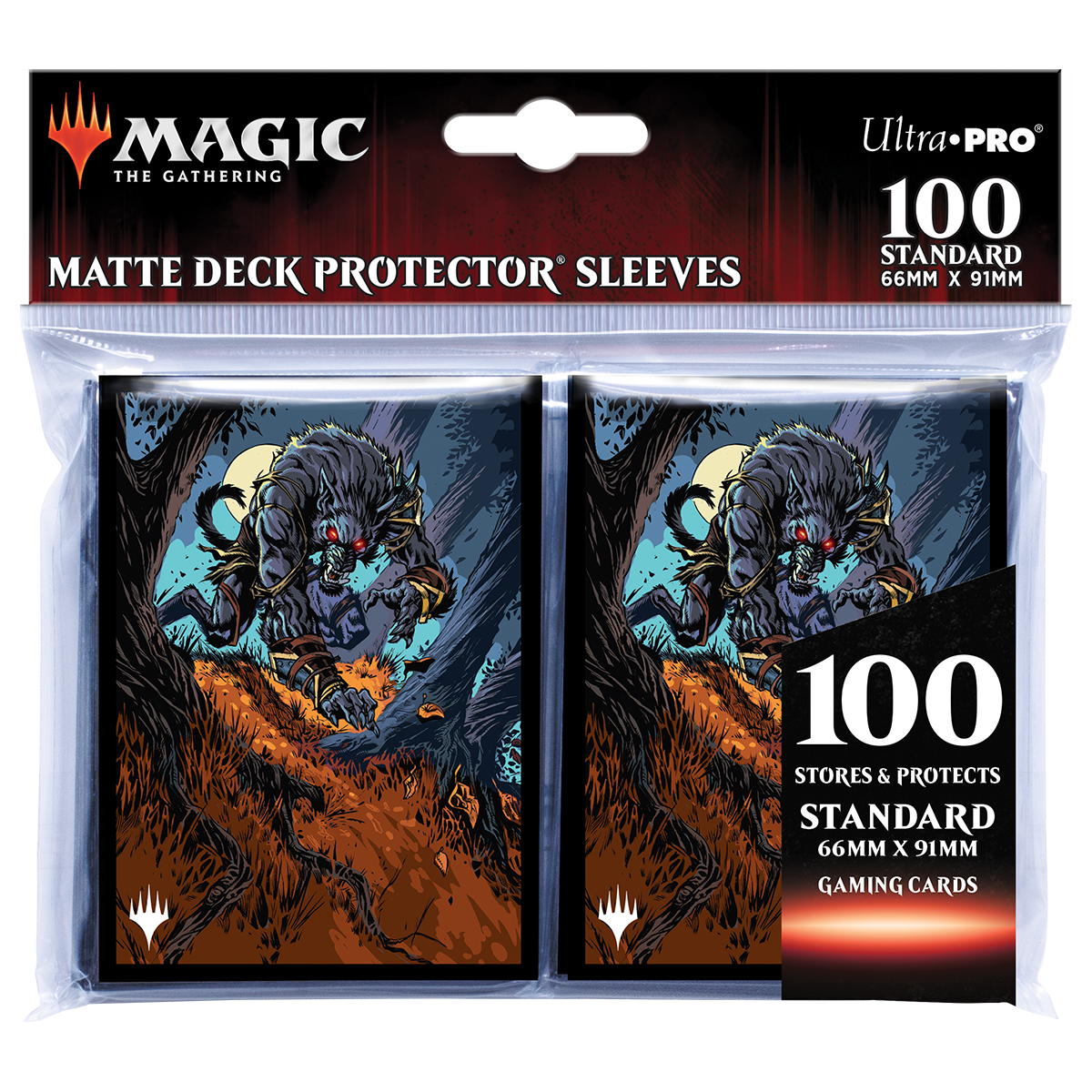 ultra-pro-magic-innistrad-midnight-hunt-moonrage-brute-deck-protector-sleeves-10 image 2