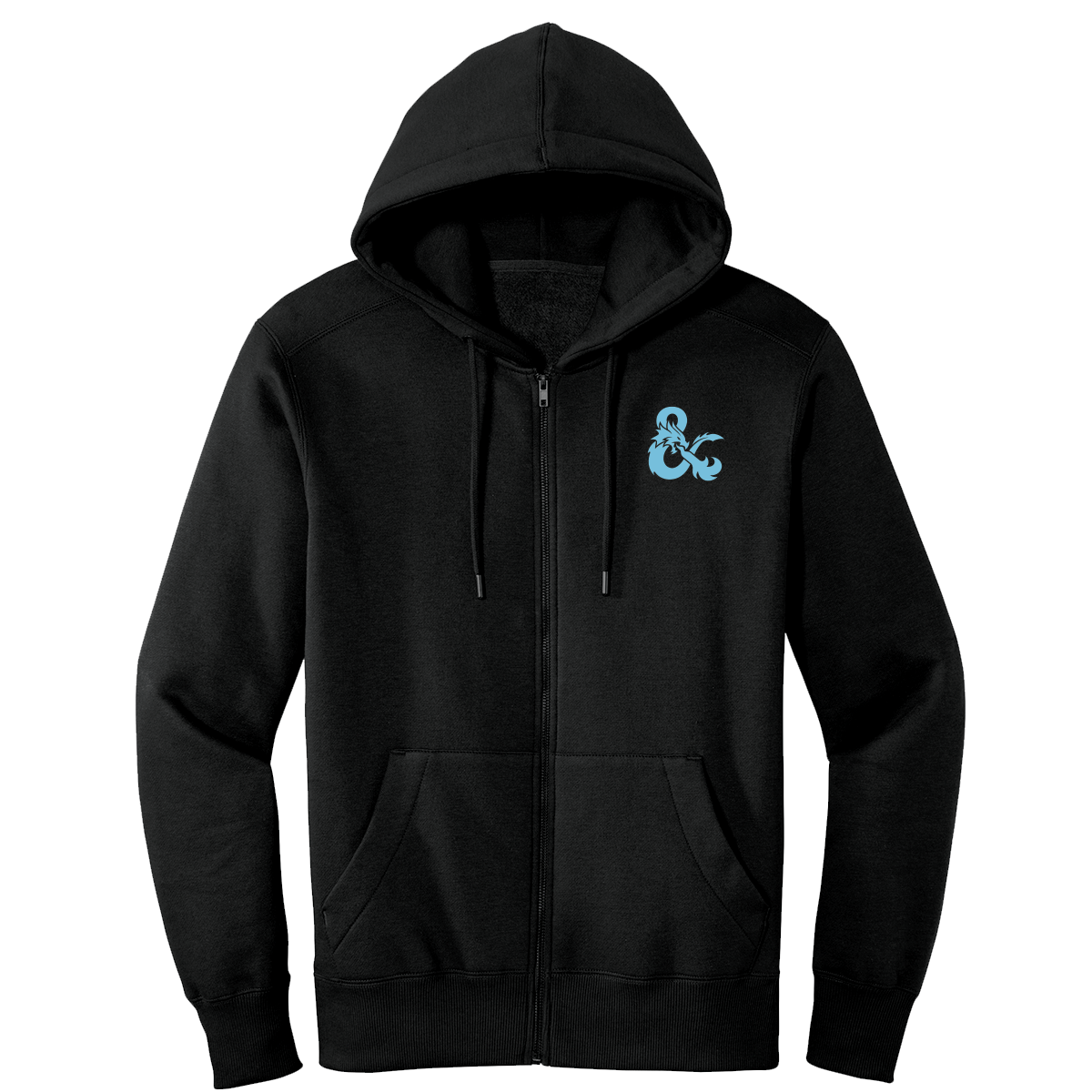ultra-pro-dungeons-dragons-monk-class-zip-hoodie-schwarz-aus-ringspun-baumwolle image 2