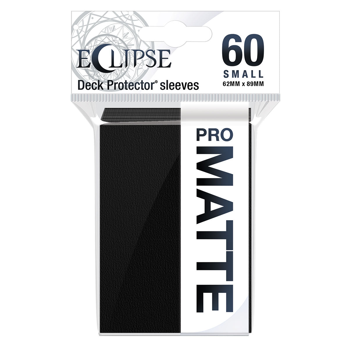 ultra-pro-eclipse-matte-small-deck-protector-sleeves-60ct-jet-black-f-r-yu-gi-oh image 1