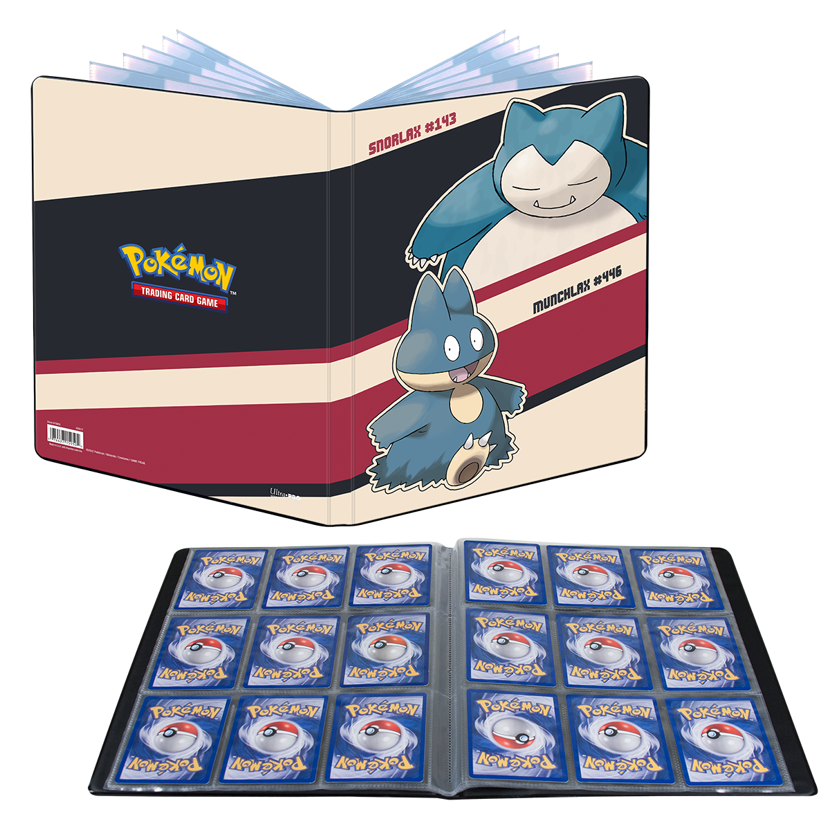 ultra-pro-snorlax-and-munchlax-9-pocket-portfolio-f-r-pok-mon image 2