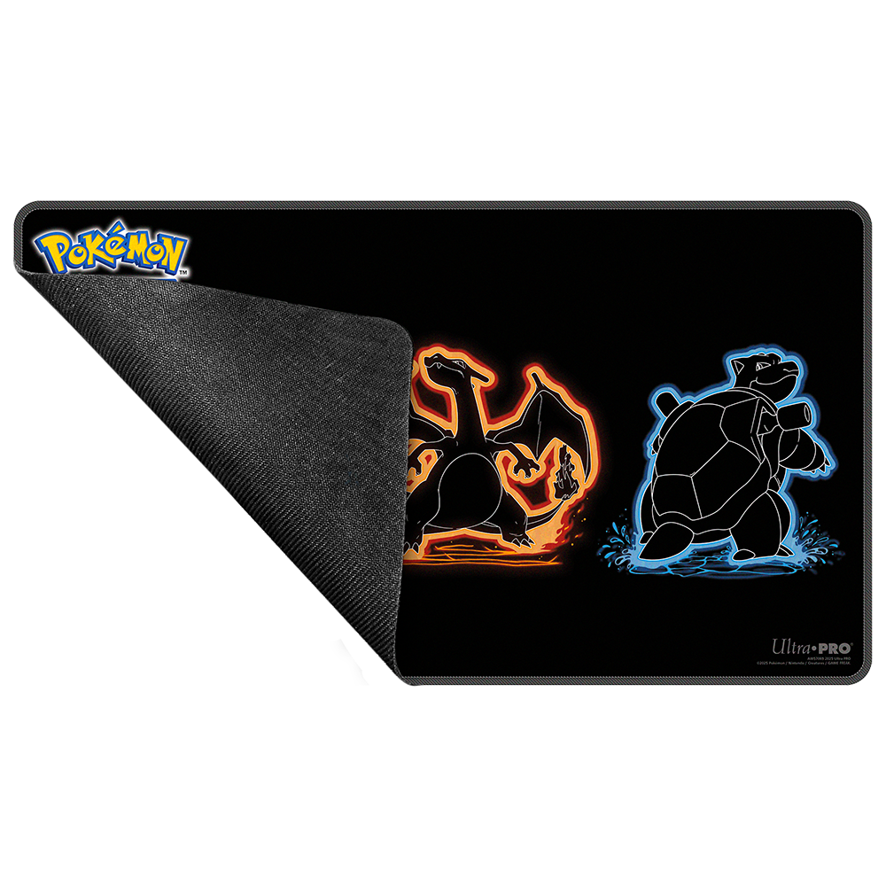 ultra-pro-neon-kanto-foil-playmat-f-r-pok-mon-tcg-venusaur-charizard-blastoise image 3