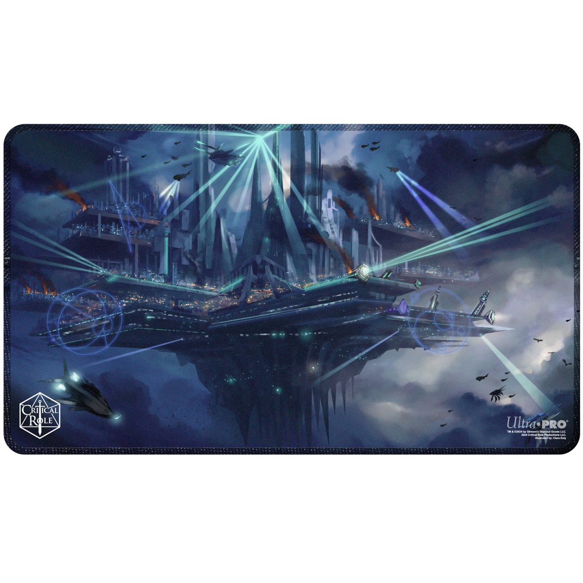 ultra-pro-critical-role-stitched-edge-playmat-the-flying-city-of-aeor image 1
