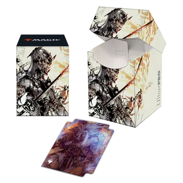 ultra-pro-satoru-umezawa-100-deck-box-kamigawa-neon-dynasty-f-r-magic-the-gather image 1