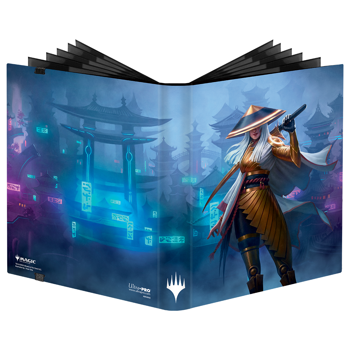 ultra-pro-kamigawa-neon-dynasty-9-pocket-pro-binder-f-r-magic-the-gathering-blau image 1