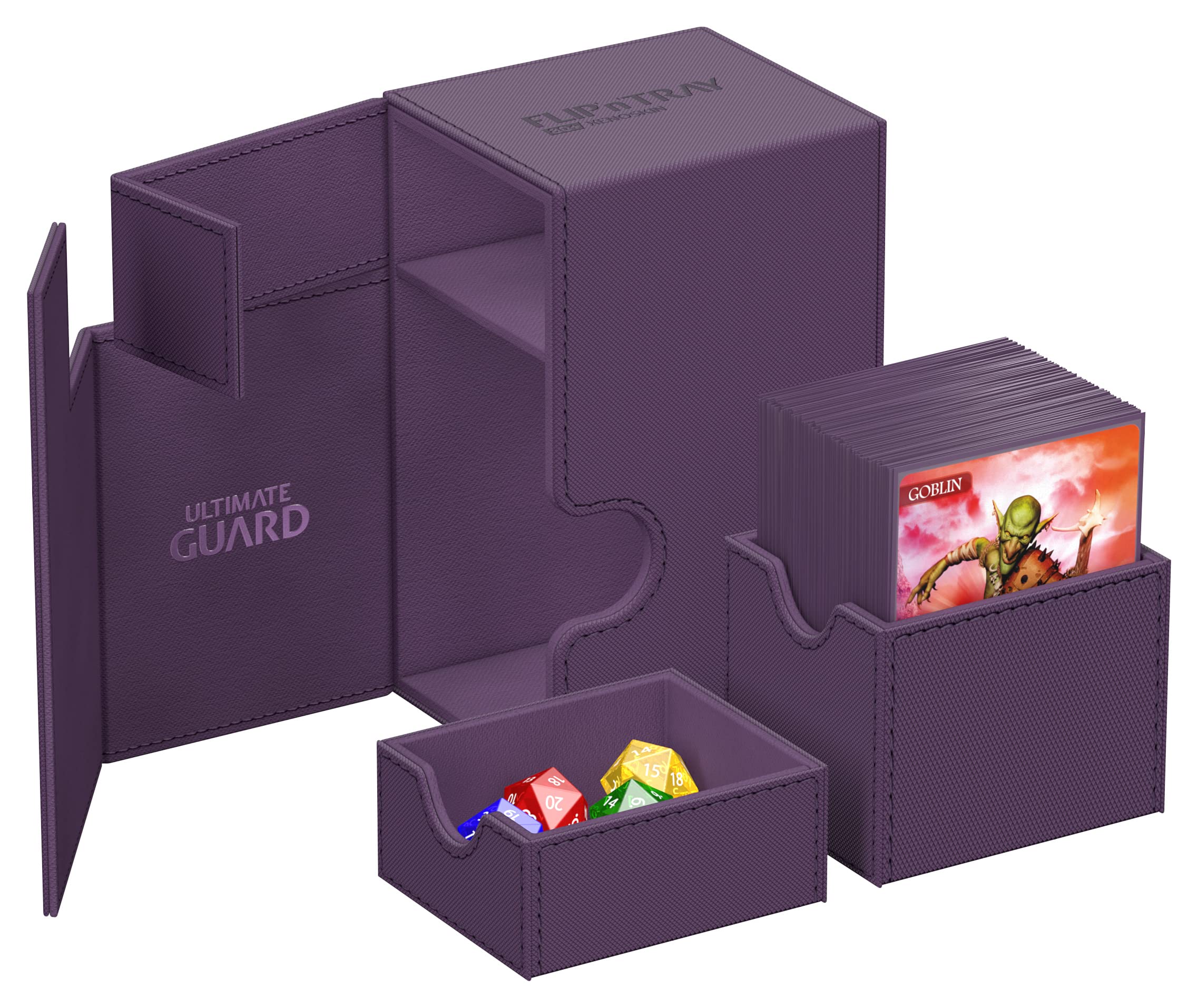 ultimate-guard-flip-n-tray-80-xenoskin-deck-box-monocolor-violett image 4
