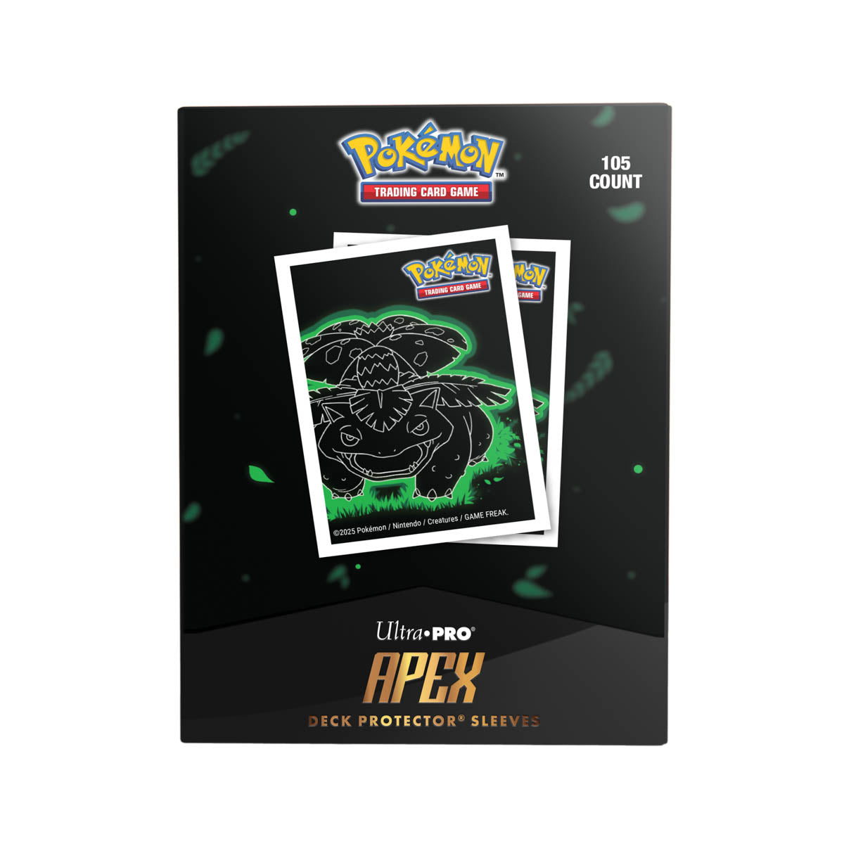 ultra-pro-neon-kanto-105ct-apex-deck-protector-sleeves-venusaur-f-r-pok-mon image 3