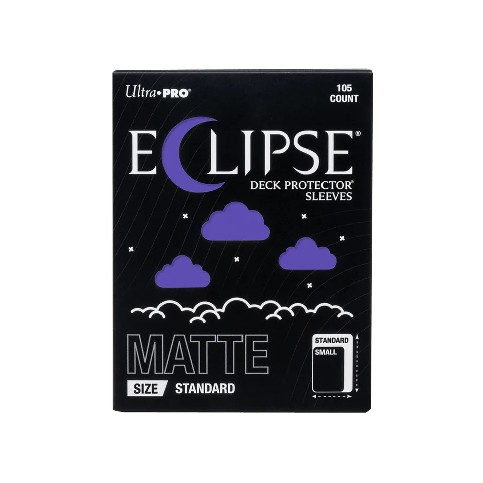 ultra-pro-eclipse-matte-standard-deck-protector-sleeves-royal-purple-105ct image 1