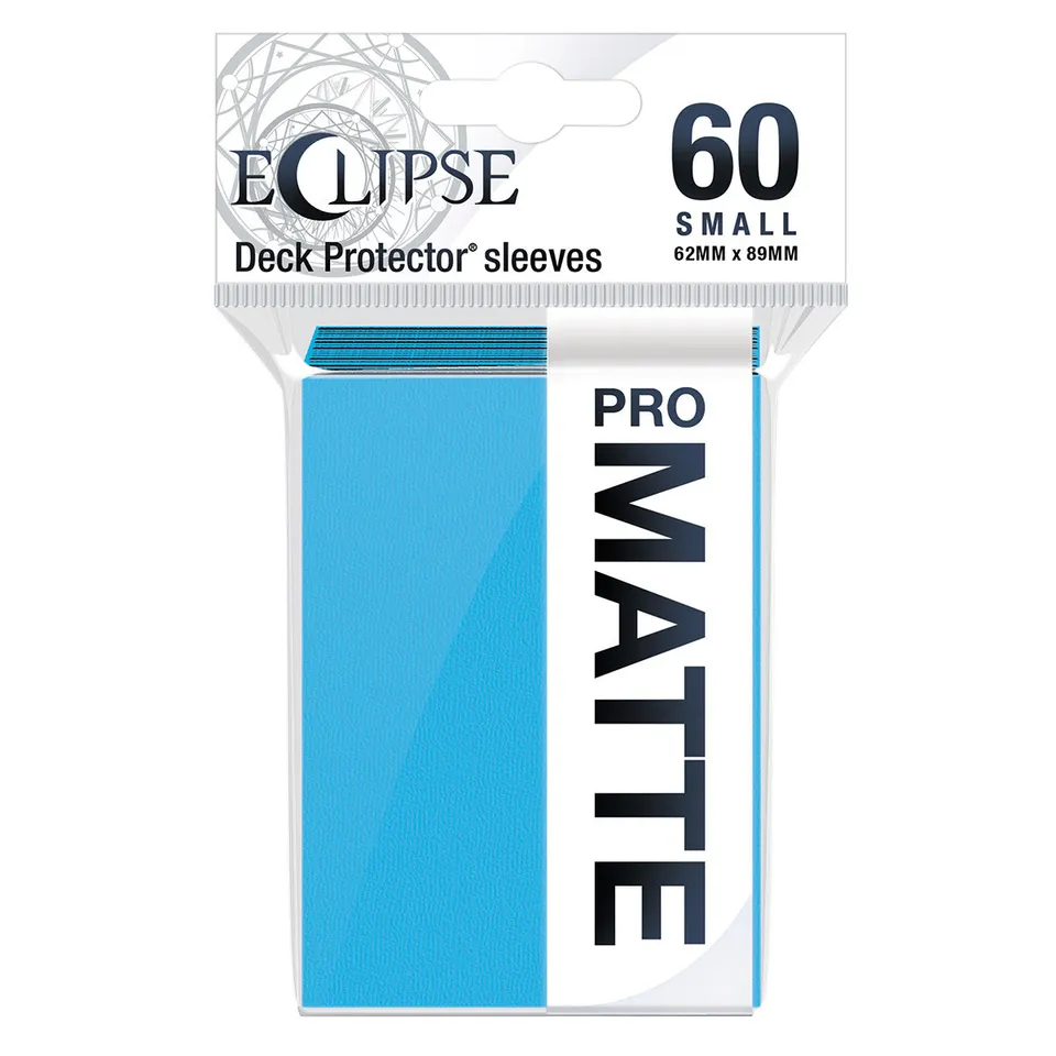 ultra-pro-eclipse-matte-small-deck-protector-sleeves-60ct-sky-blue image 1