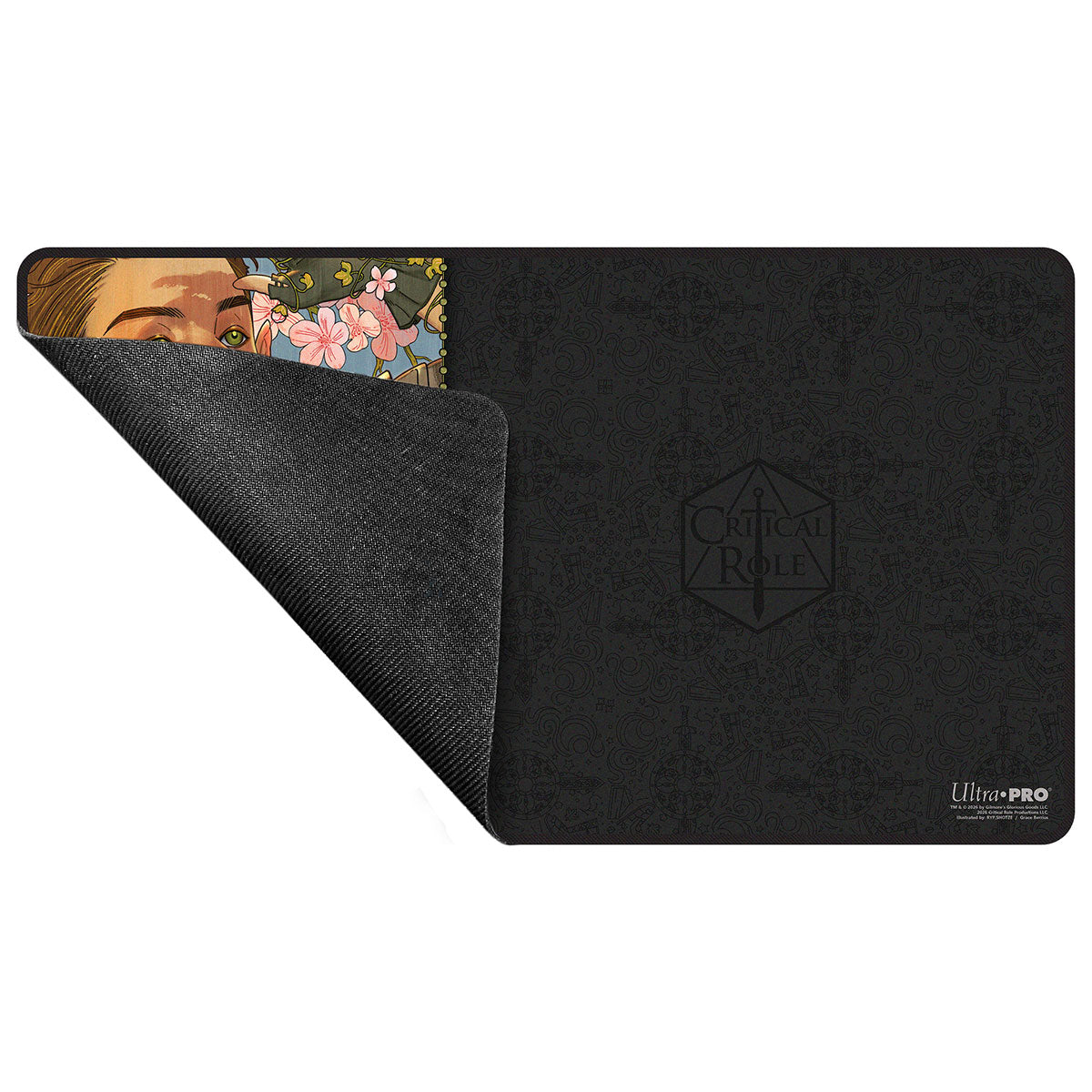 ultra-pro-critical-role-bells-hells-portrait-series-orym-black-stitched-playmat- image 3