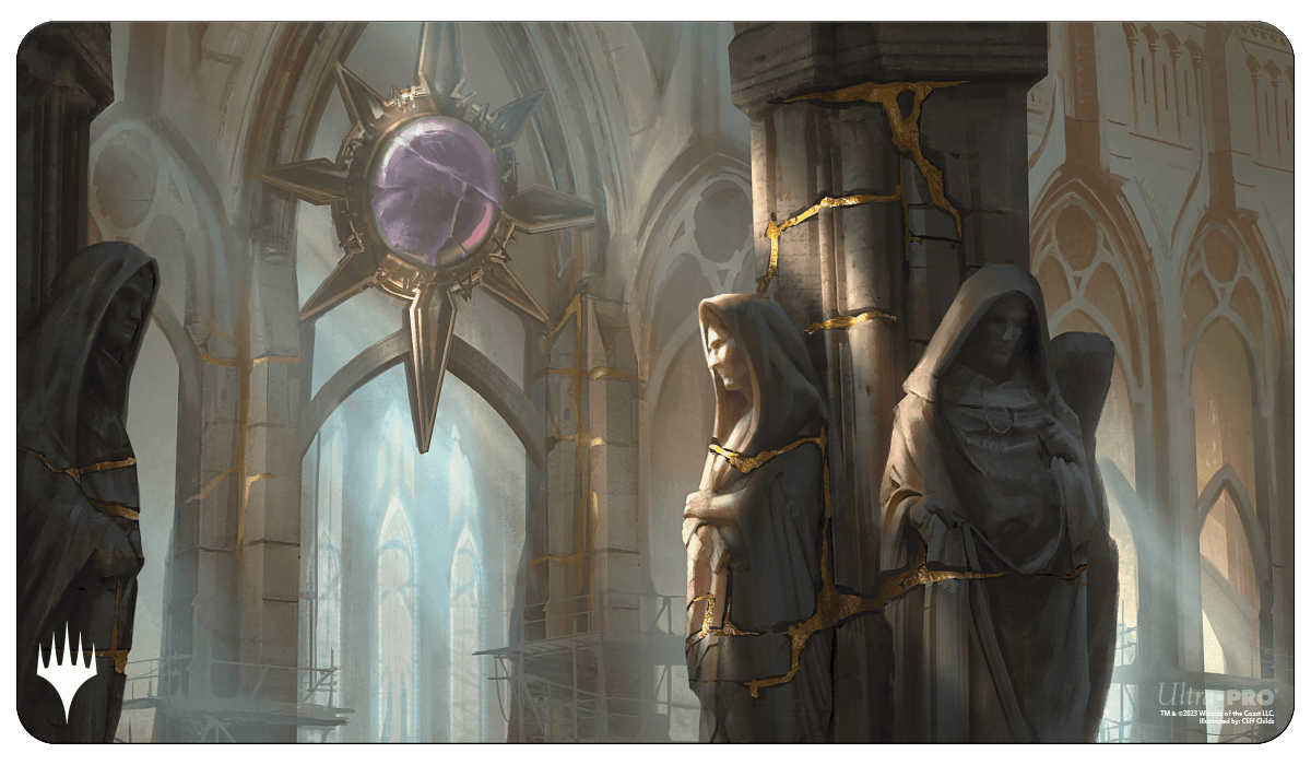 ultra-pro-ravnica-remastered-orzhov-syndicate-godless-shrine-playmat-f-r-magic-t image 1